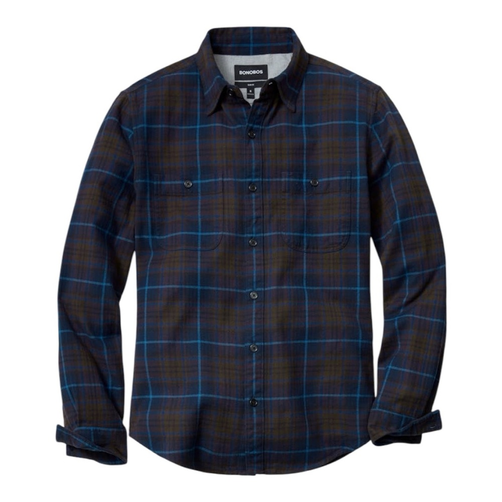 Bonobos Stretch Flannel Plaid Shirt
